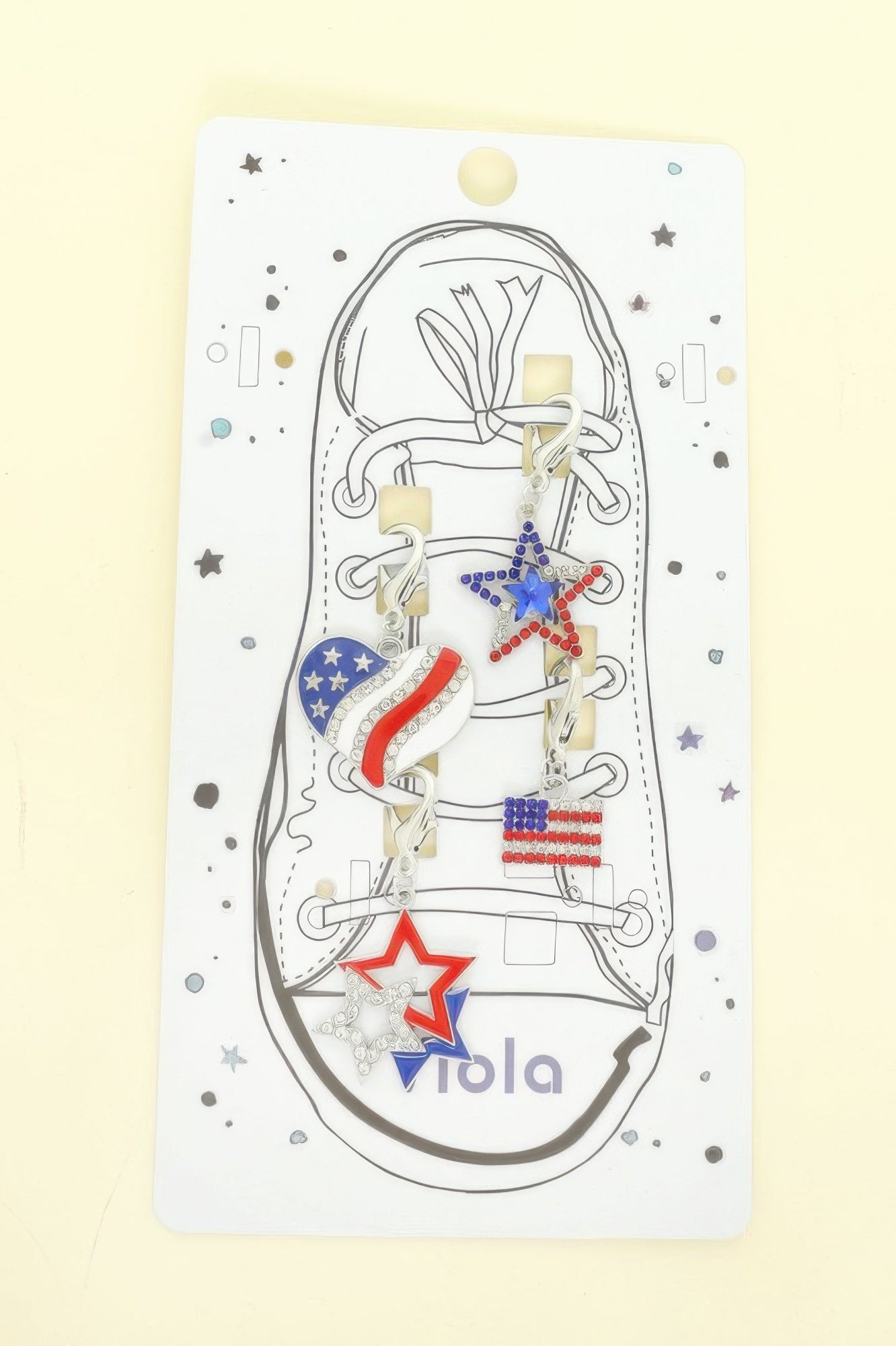 4pc Use Theme Shoelace Charm Set - It's a Girly Place