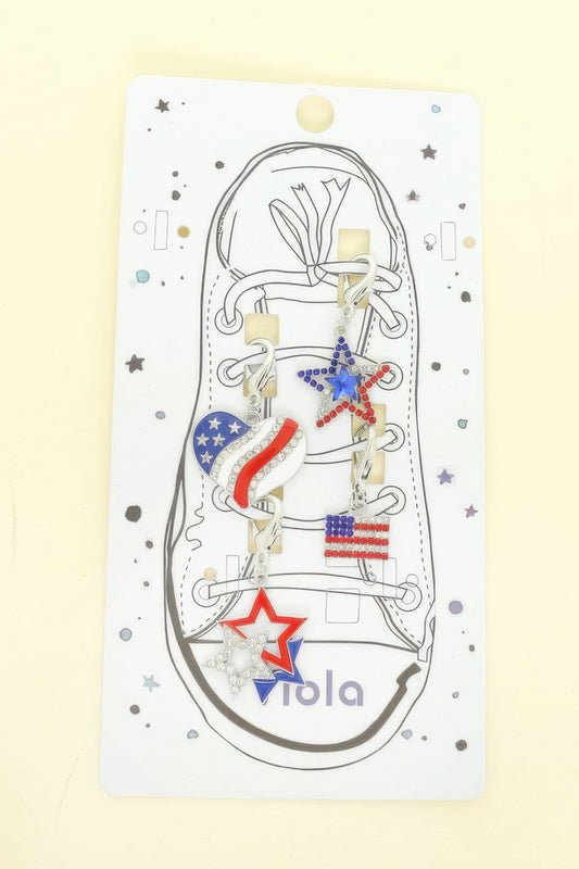 4pc Use Theme Shoelace Charm Set - It's a Girly Place