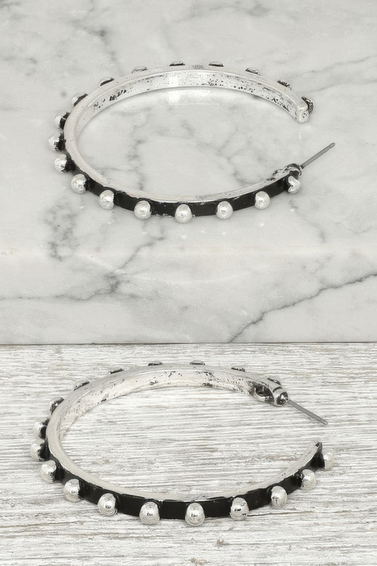 Western Bubble Hoop Earrings - It's a Girly Place