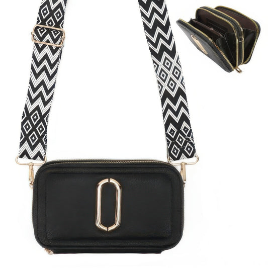 Stillshot Leather Crossbody Bag - It's a Girly Place