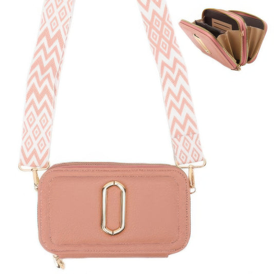 Stillshot Leather Crossbody Bag - It's a Girly Place