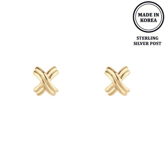 Flash-plated Signature X Earrings - It's a Girly Place