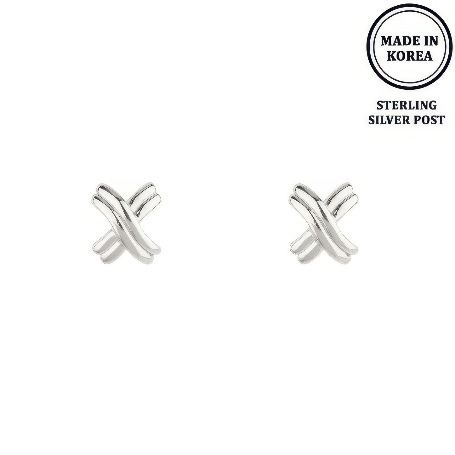Flash-plated Signature X Earrings - It's a Girly Place