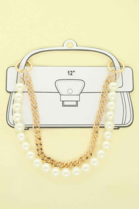 Multi-strand Pearl Bag Chain