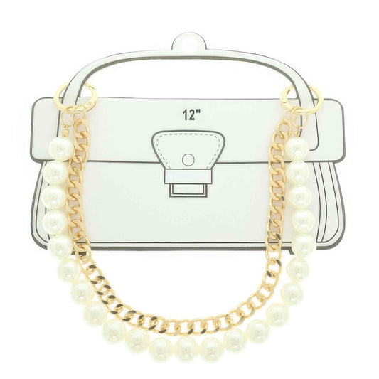 Multi-strand Pearl Bag Chain
