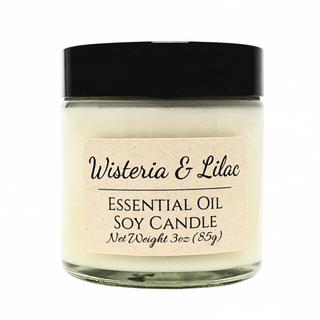 Wisteria & Lilac | Essential Oil | 3 oz Jar Candle