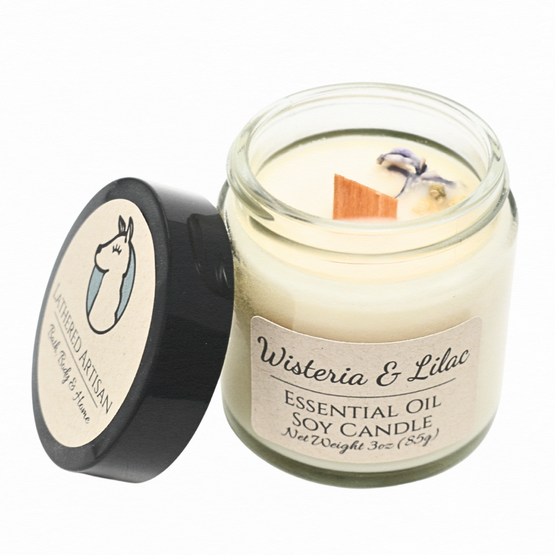 Wisteria & Lilac | Essential Oil | 3 oz Jar Candle