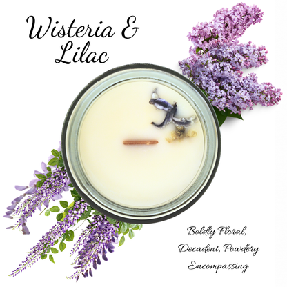 Wisteria & Lilac | Essential Oil | 3 oz Jar Candle