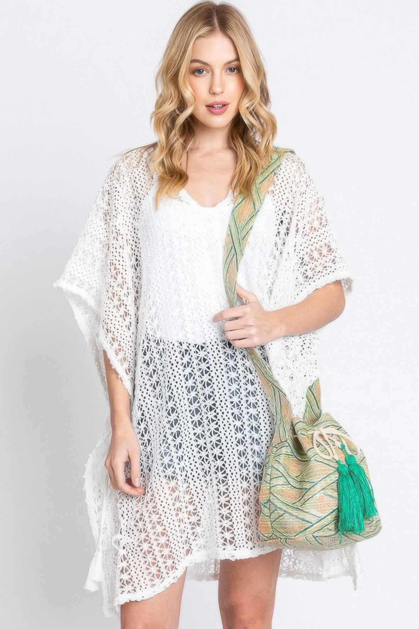 Aztec Bucket Bag With Aztec Strap
