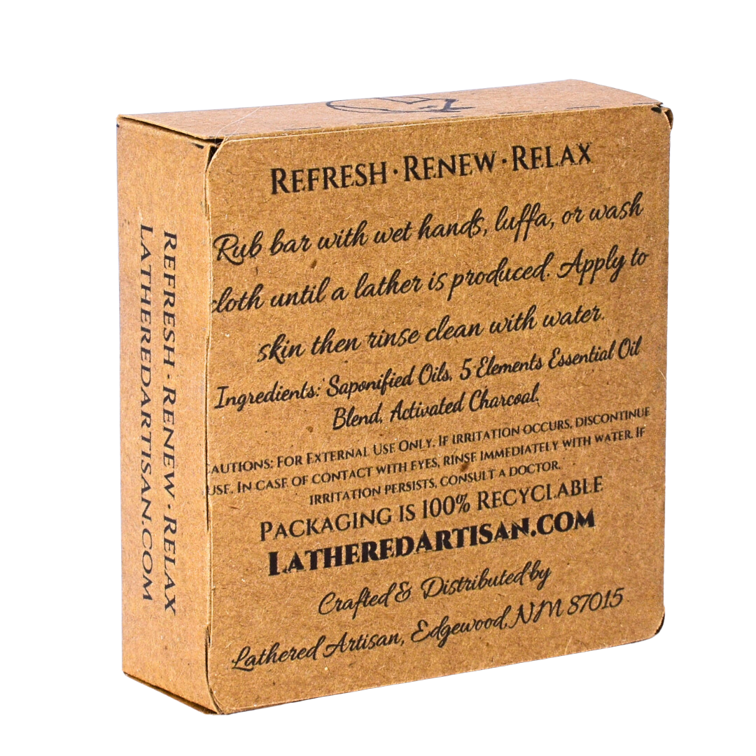 Black Amber & Lavender | Natural Fragrance with Essential Oils | Bar Soap