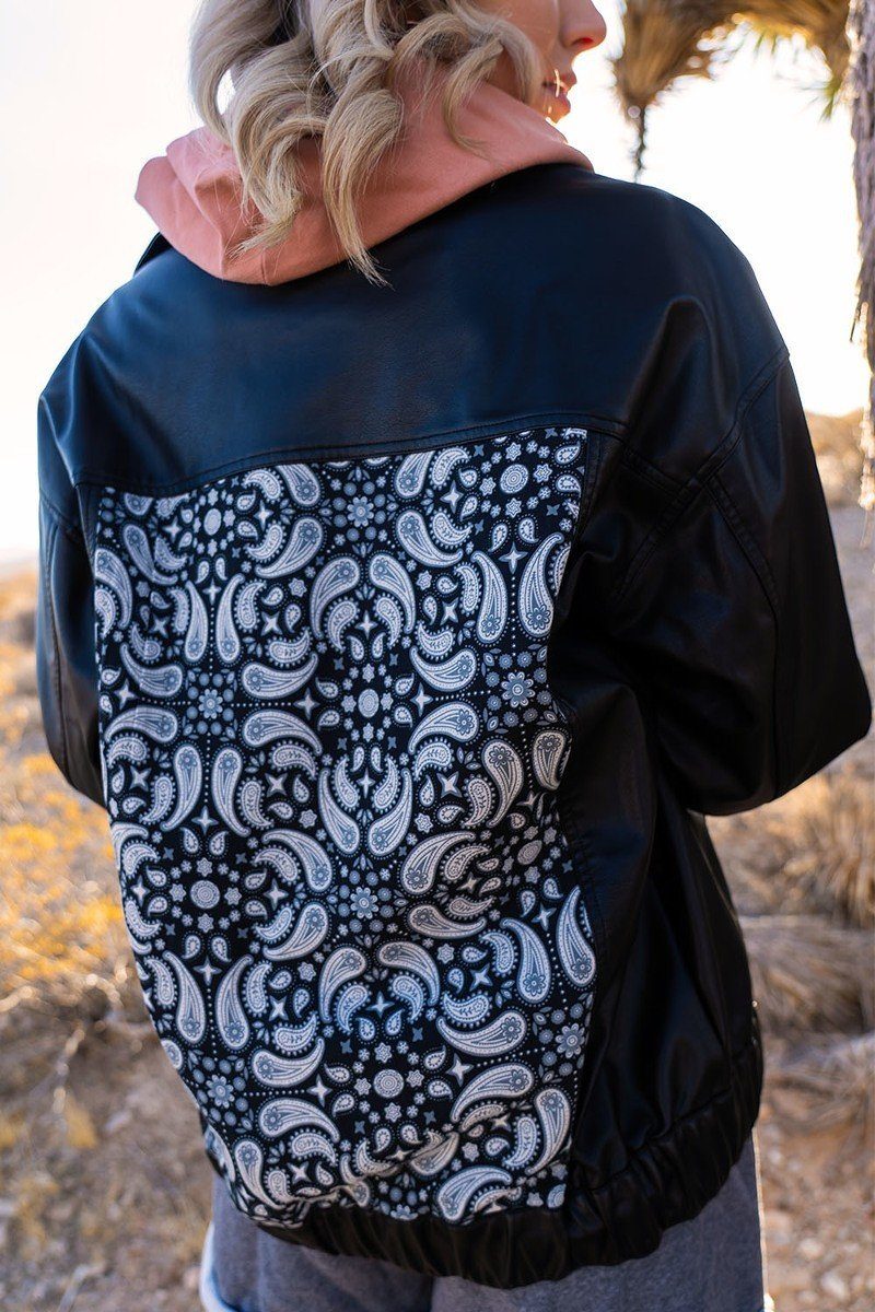 A Faux Leather Jacket - It's a Girly Place