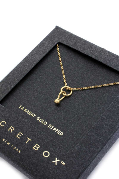 Secret Box Dainty Ring Charm Necklace - It's a Girly Place