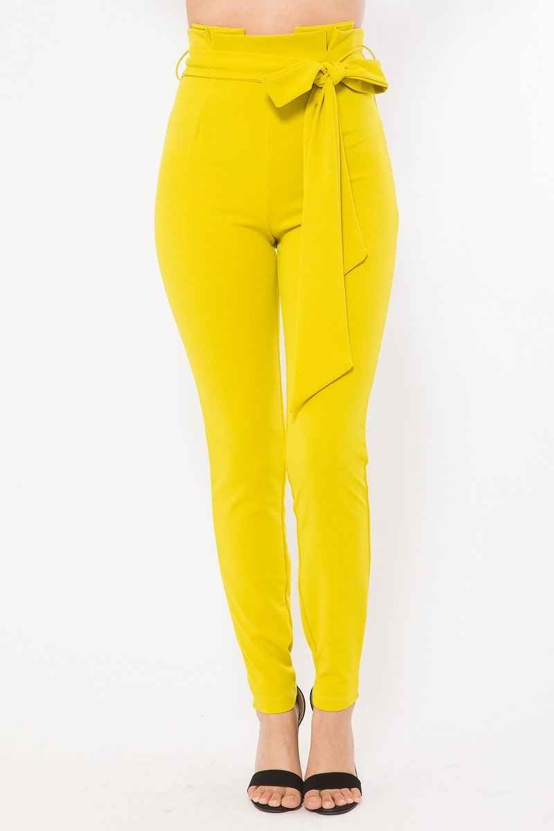 High Waist Fashion Skinny Pants