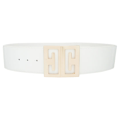 Mirror Cut Out Square Buckle Belt - It's a Girly Place