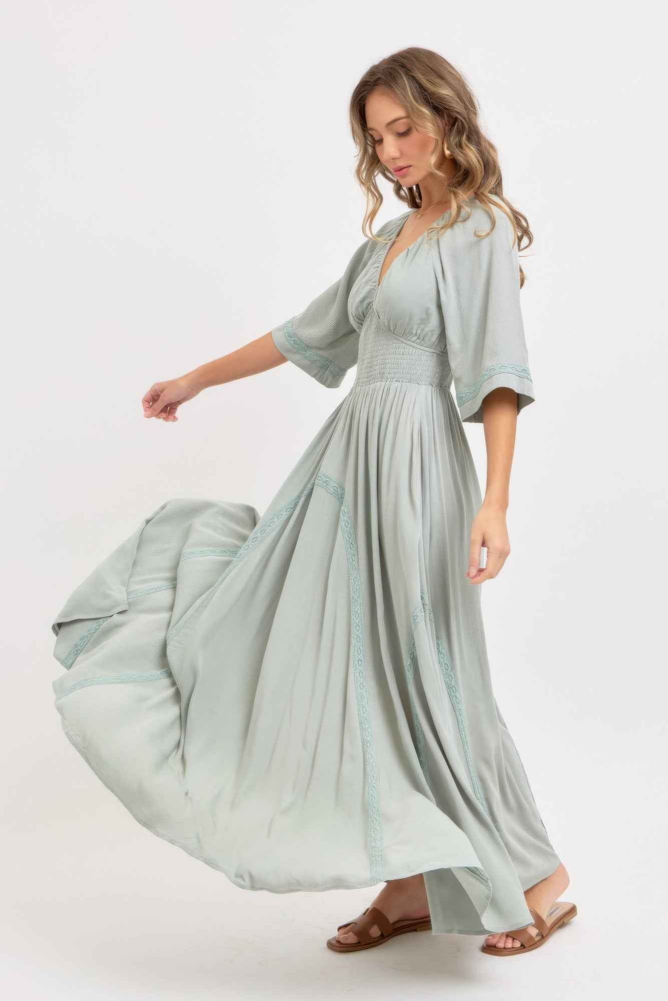 Romantic Flowy Maxi Dress
