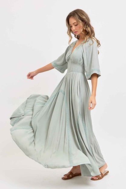Romantic Flowy Maxi Dress