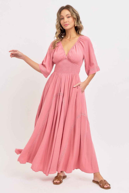 Romantic Flowy Maxi Dress