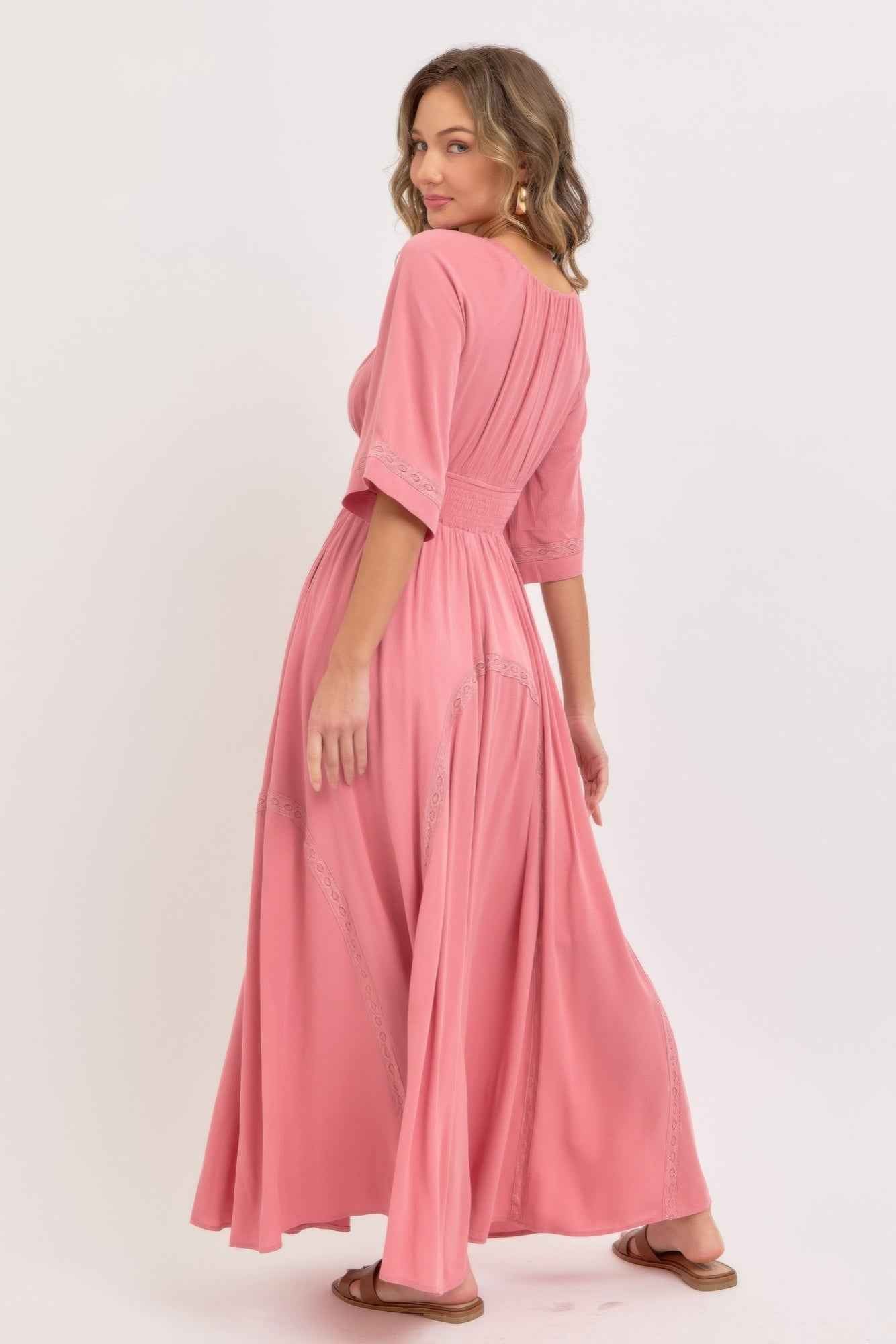 Romantic Flowy Maxi Dress