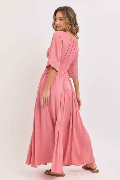 Romantic Flowy Maxi Dress