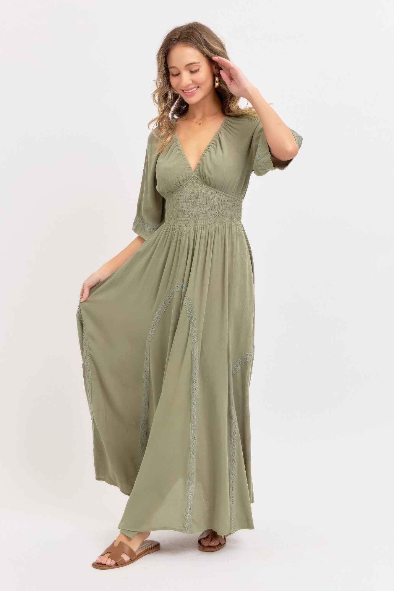 Romantic Flowy Maxi Dress