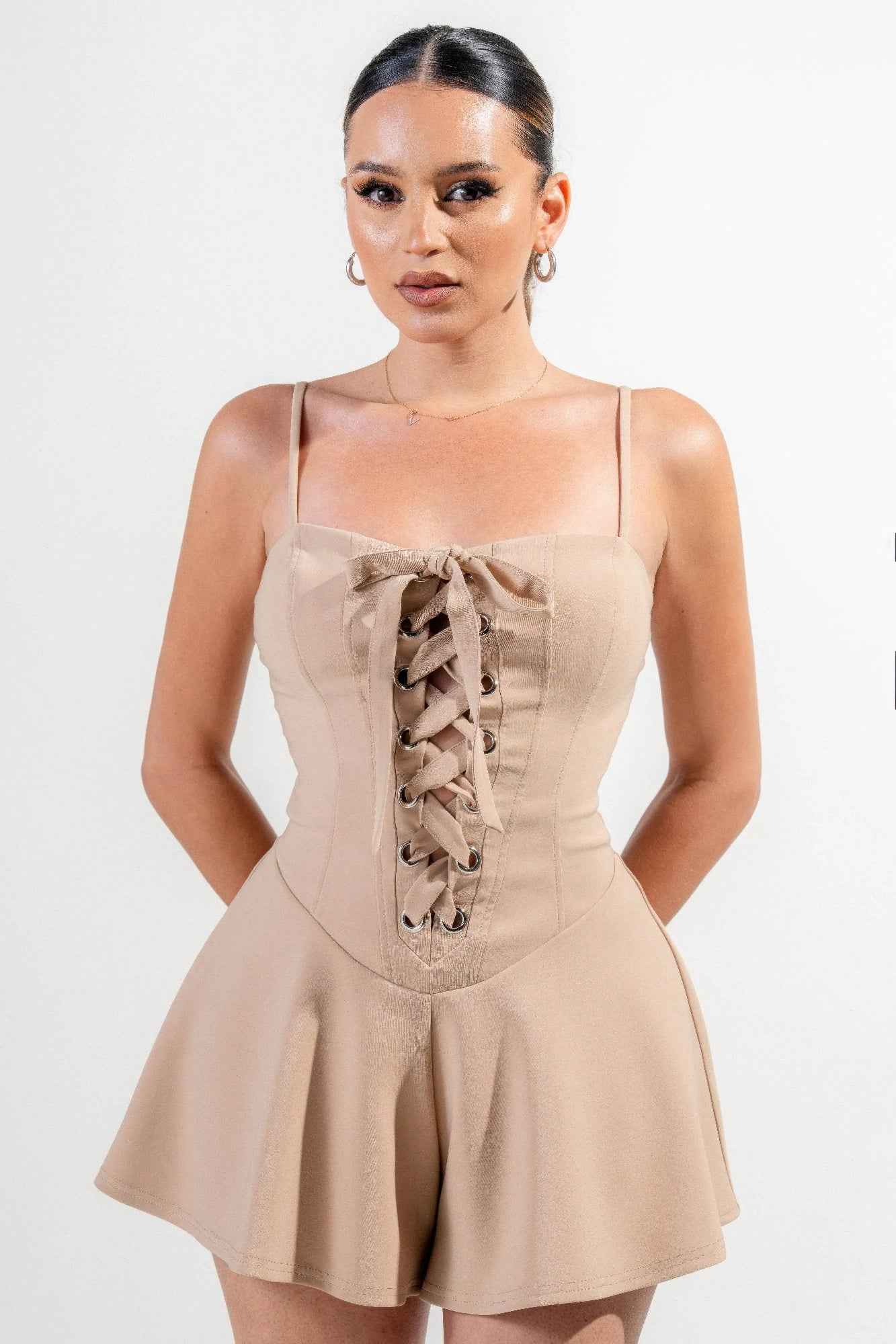 Stretch Woven Jumpsuit