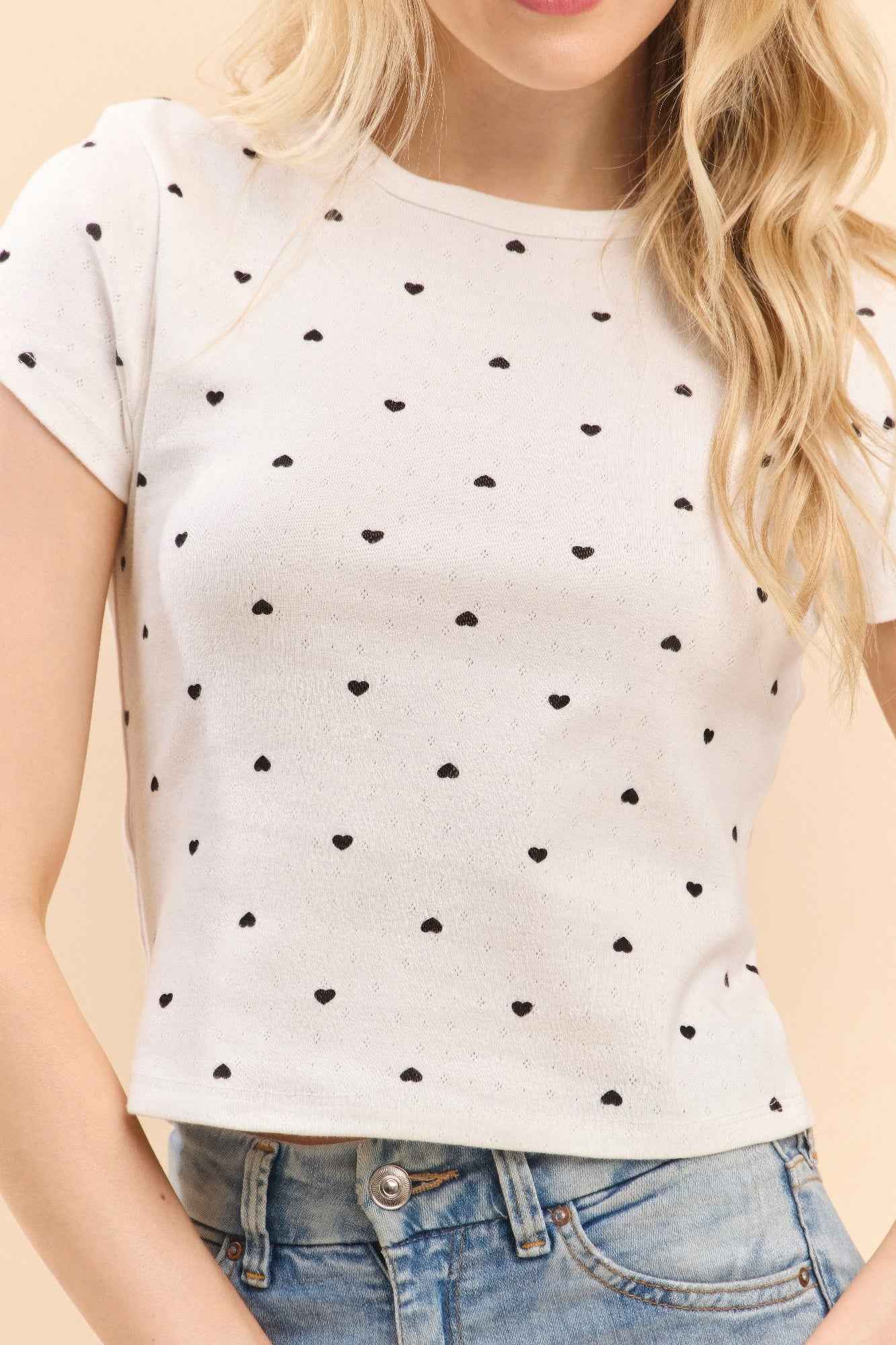 Short Sleeve Printed Baby Tee