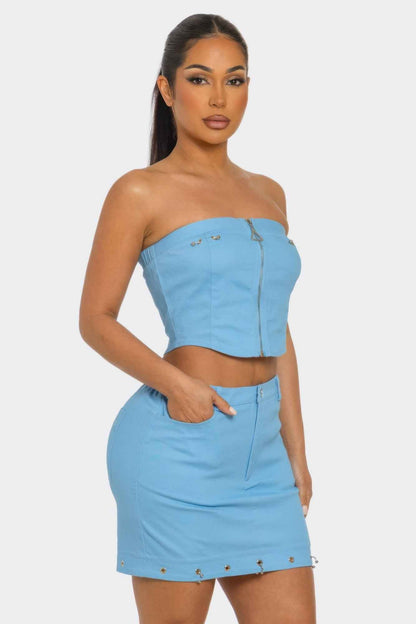 Space Girl Skirt Set