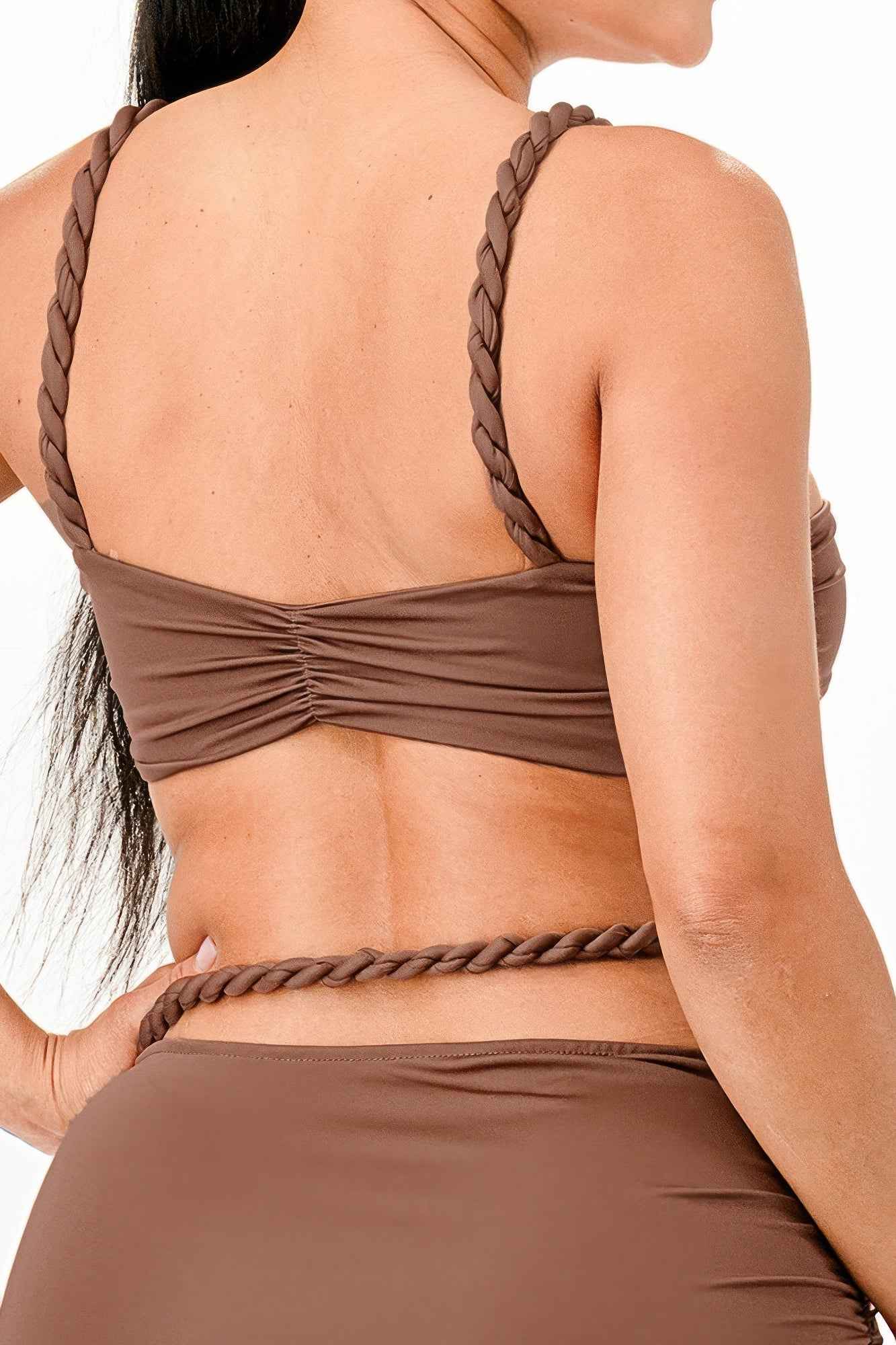 Cord Top And Skirt Set