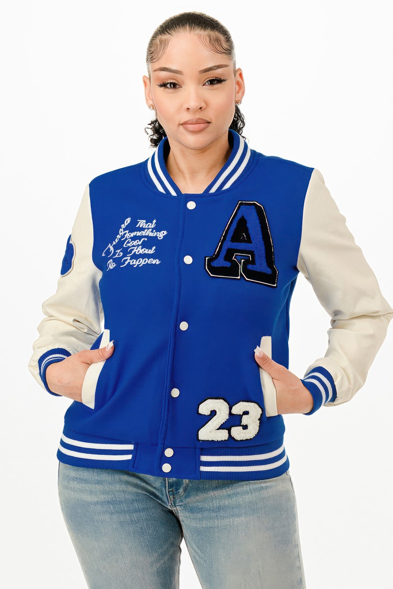 Patch Varsity Bomber Jacket - It's a Girly Place