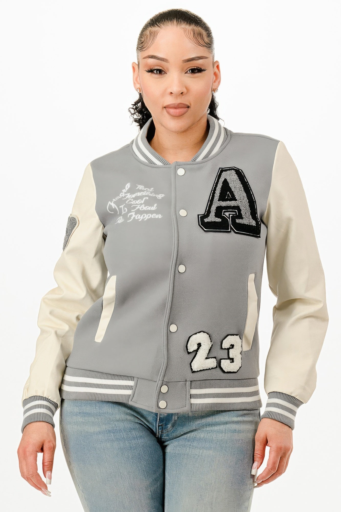 Patch Varsity Bomber Jacket - It's a Girly Place