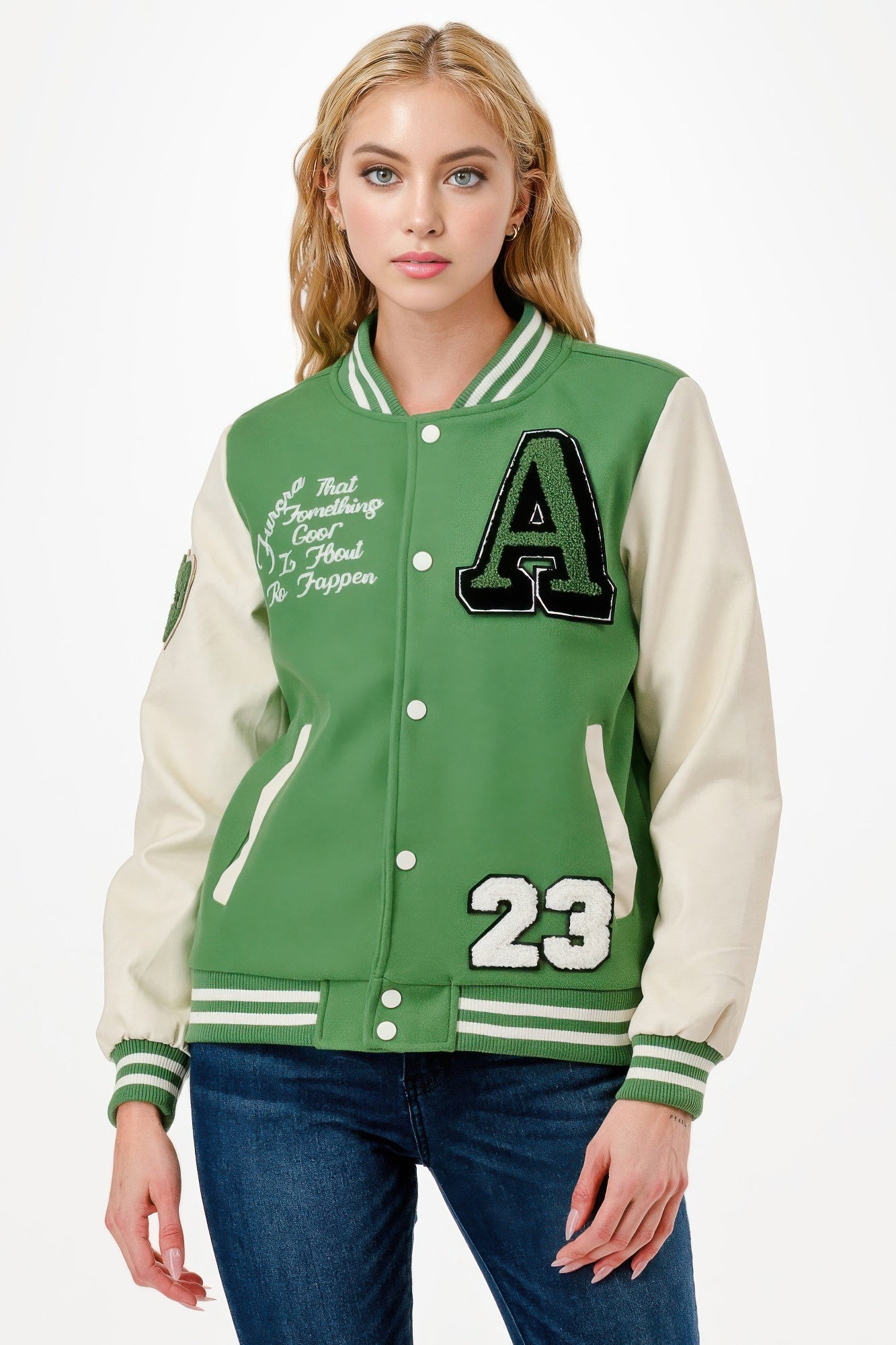 Patch Varsity Bomber Jacket - It's a Girly Place