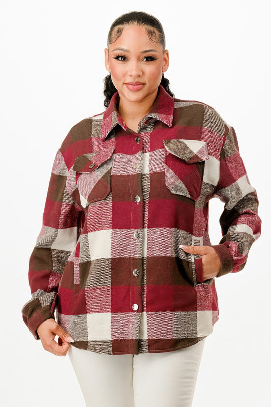 Flannel Jacket - It's a Girly Place