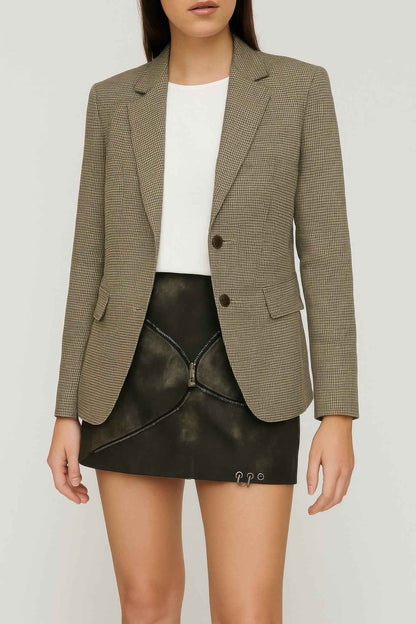 Mid Waist Mini Skirt