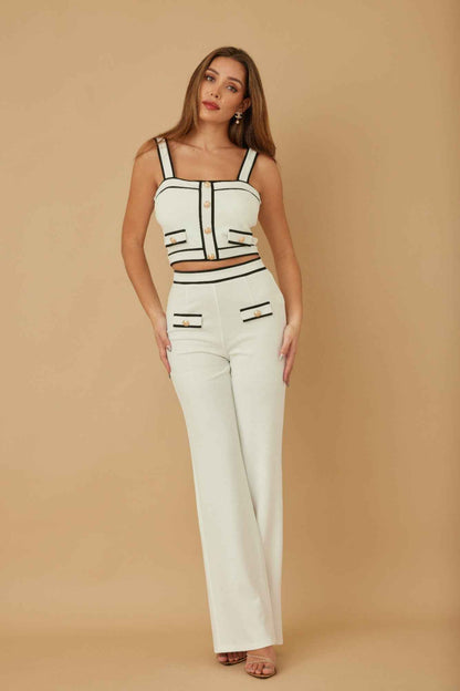 Women Contrast Two Piece Sets