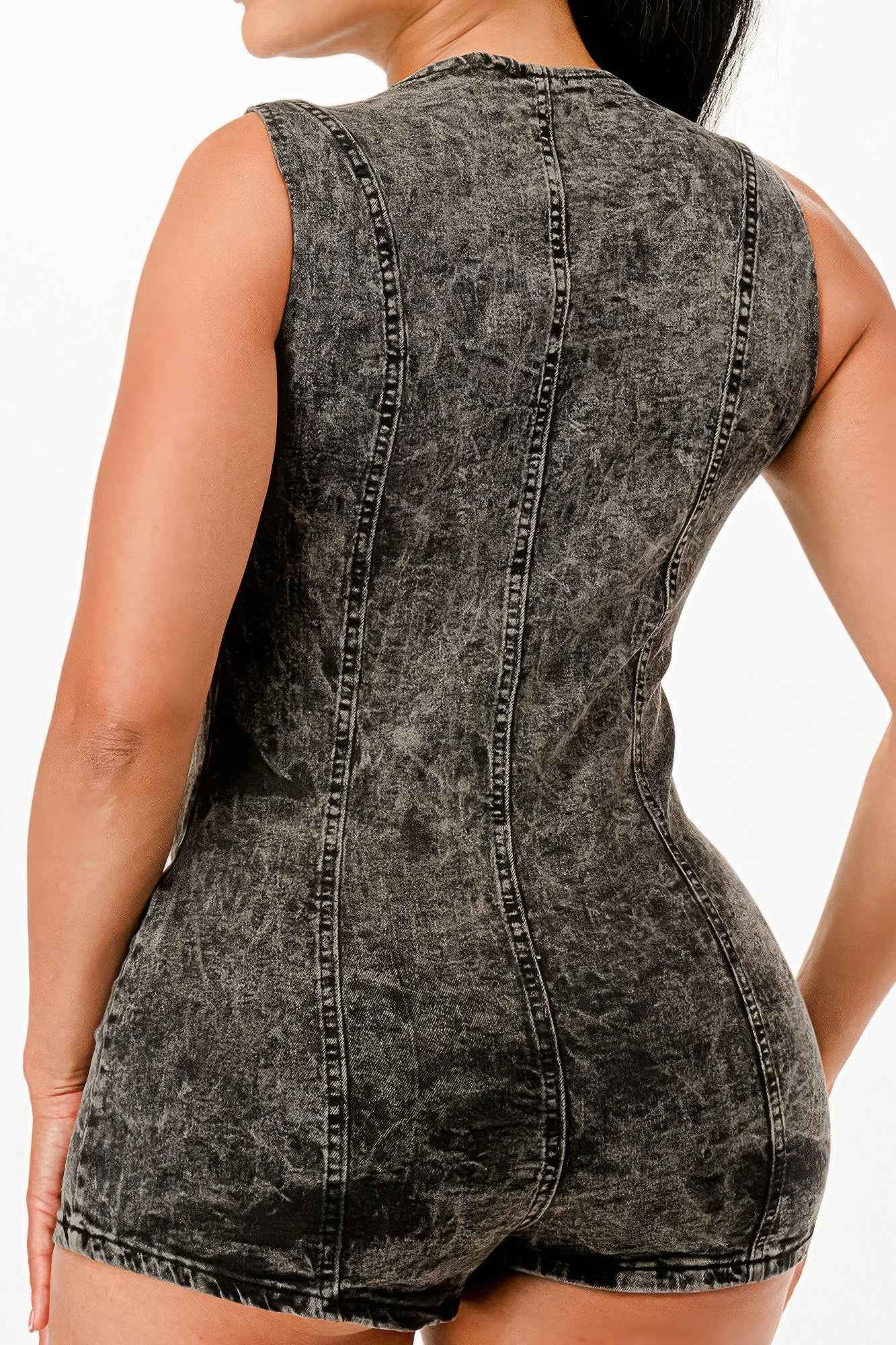 Strachy Denim Romper