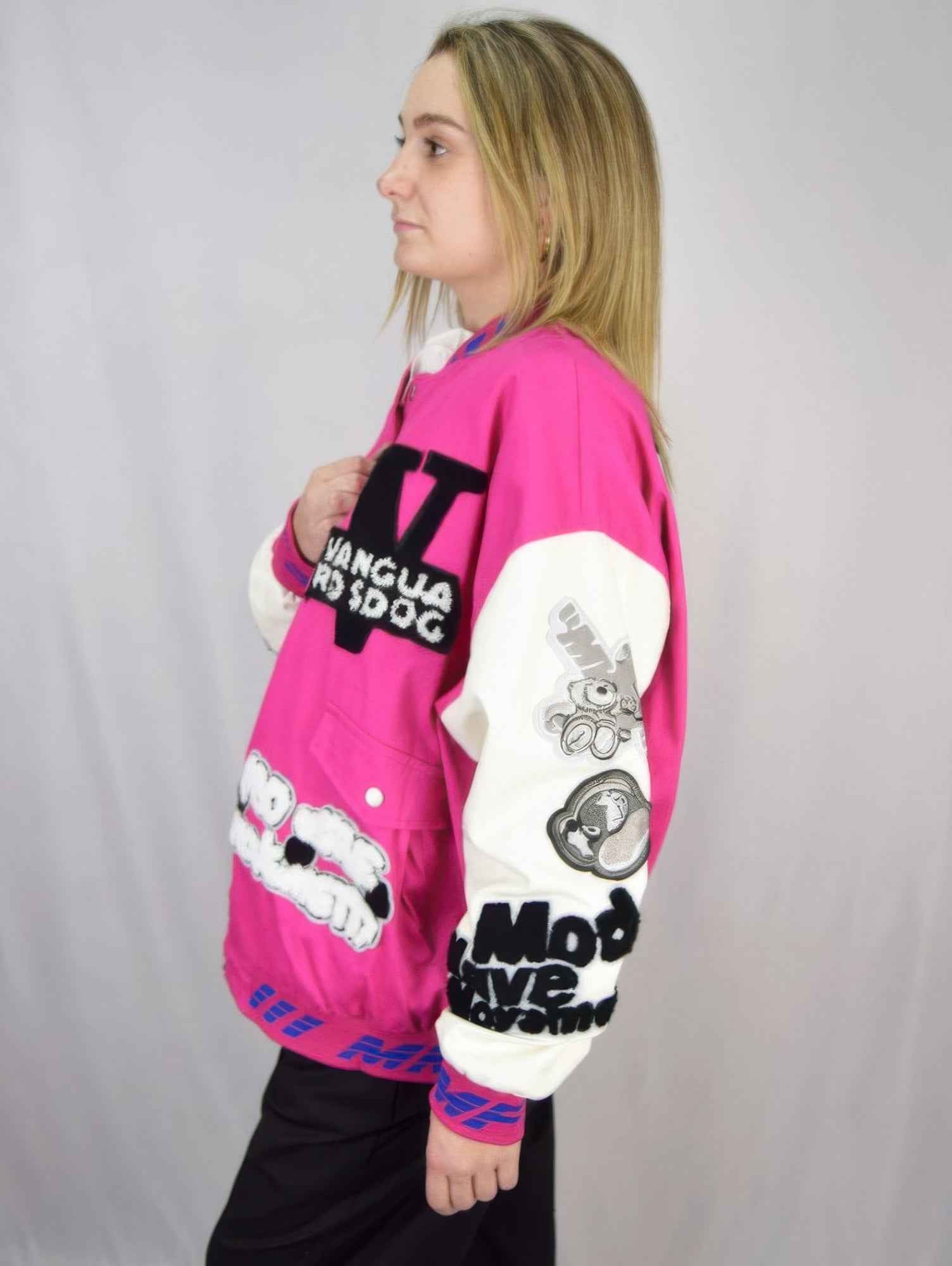 Reversible Patchwork Varsity Jacket