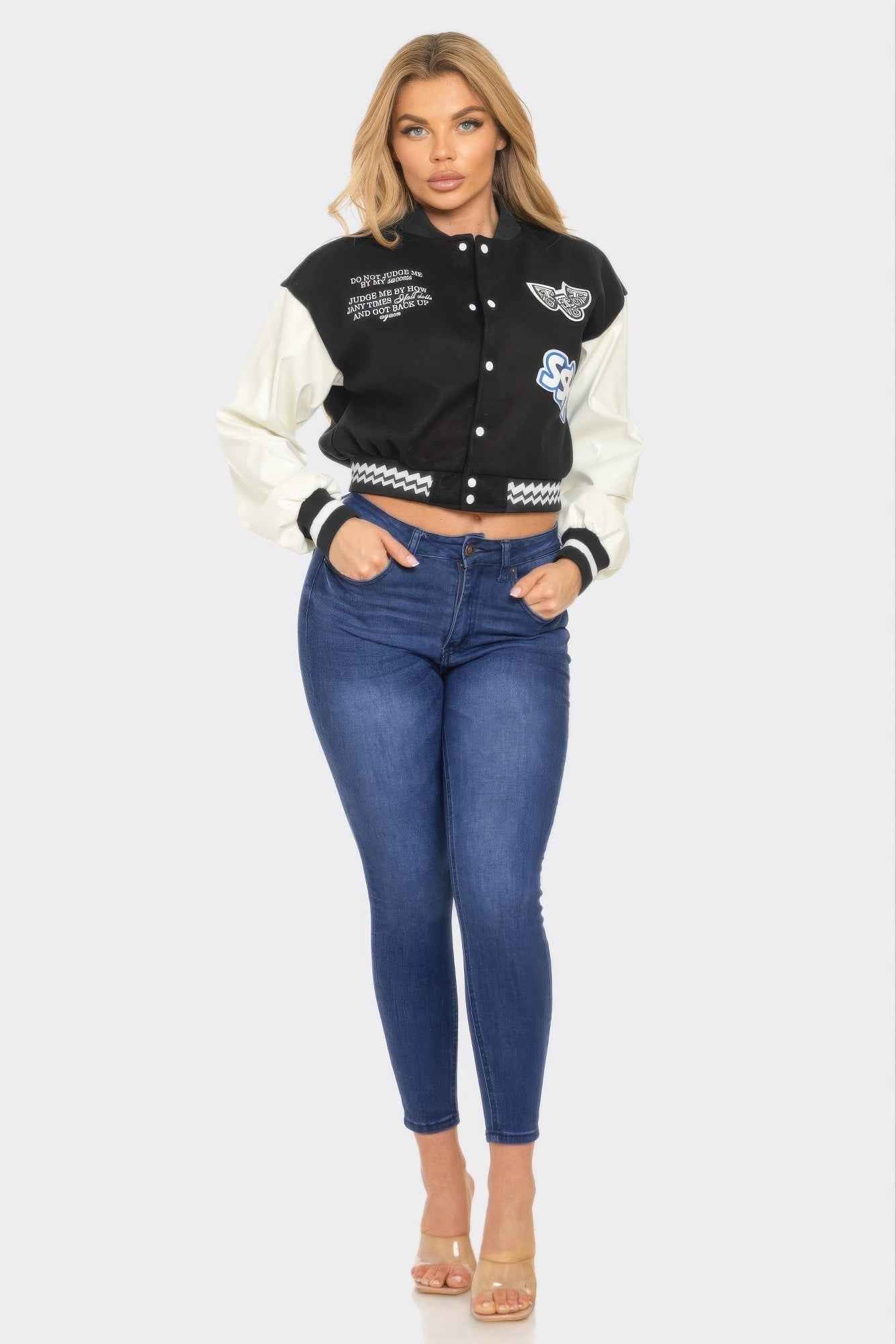 Varsity Patchwork Y2k Jacket