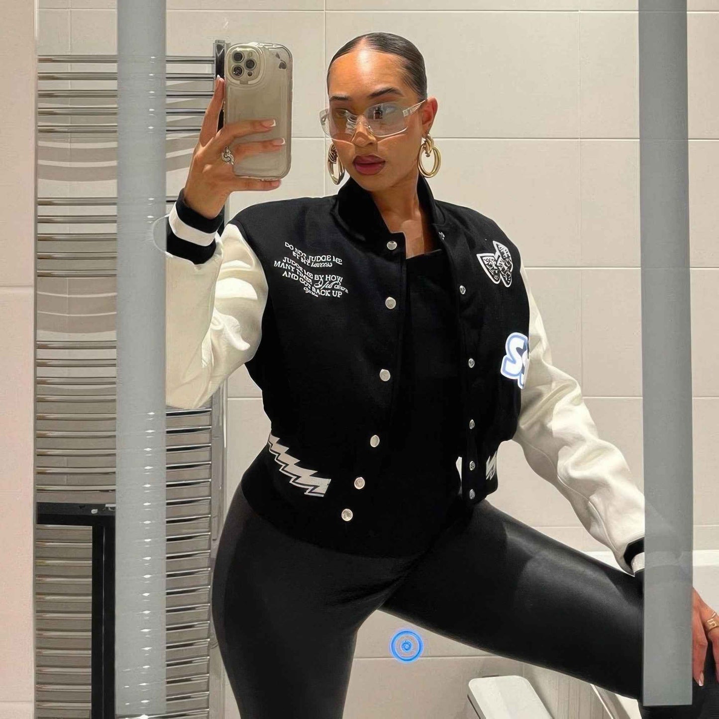 Varsity Patchwork Y2k Jacket