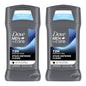 Dove Men+Care 72hr Antiperspirant & Deodorant Stick Stain Defense Clean 2.7oz/2ct - New