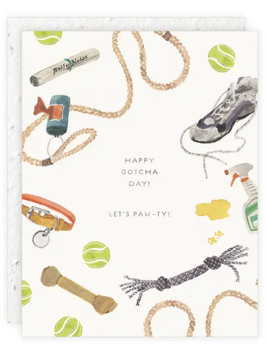 Gotcha Day - Love + Friendship - Seeded Card