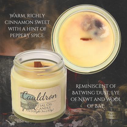 Cauldron | Essential Oil | 3 oz Jar Candle