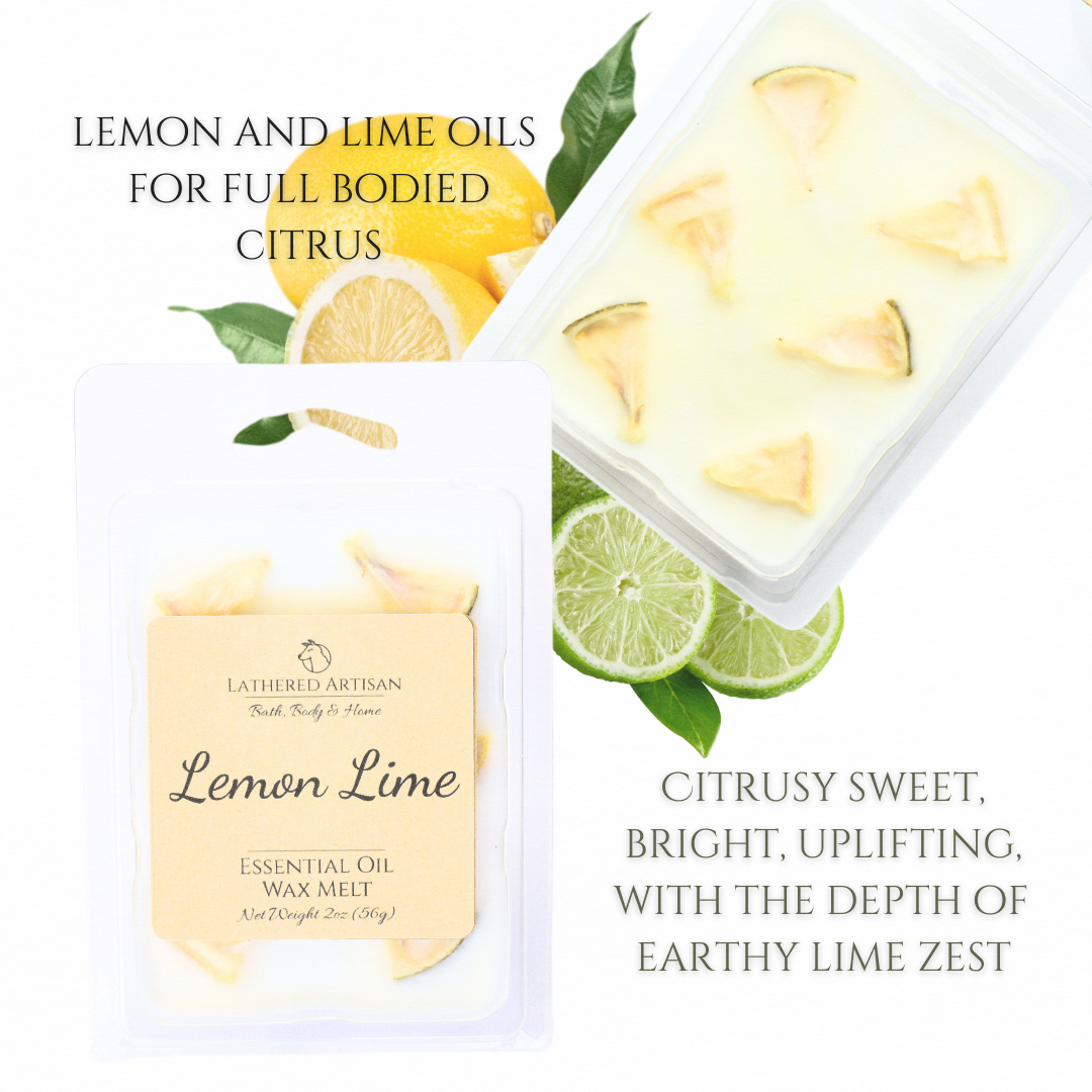 Lemon Lime | Essential Oil | Wax Melts