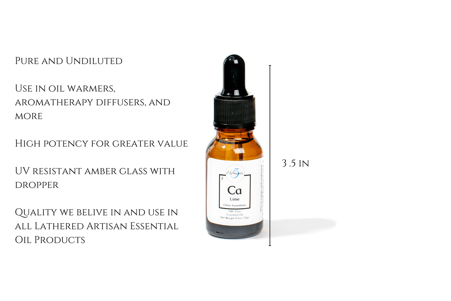 Lime Distilled | Essential Oil | Citrus Aurantifolia
