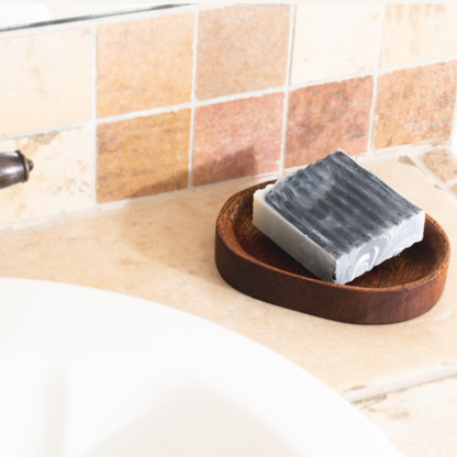 Mahogany Oval | Natural Wooden | Soap Dish