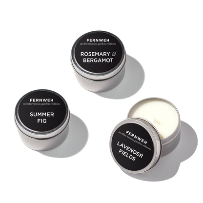 Mediterranean Garden: Sun-Drenched Wanderings Candle Gift Set