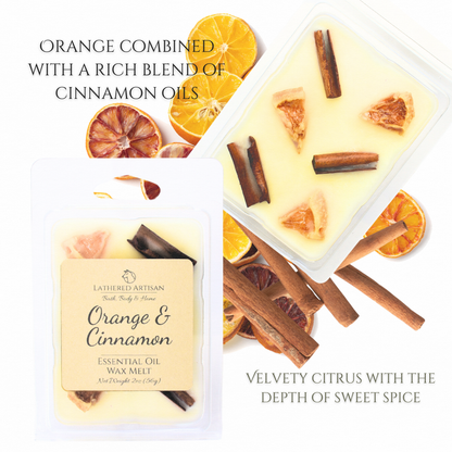 Orange & Cinnamon | Essential Oil | Wax Melts