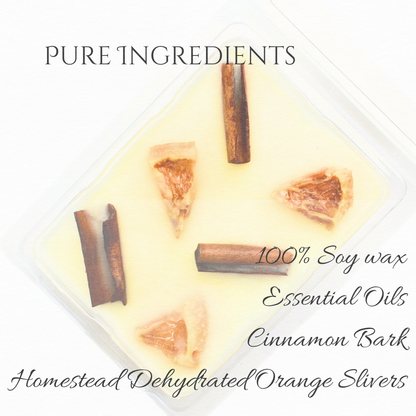 Orange & Cinnamon | Essential Oil | Wax Melts