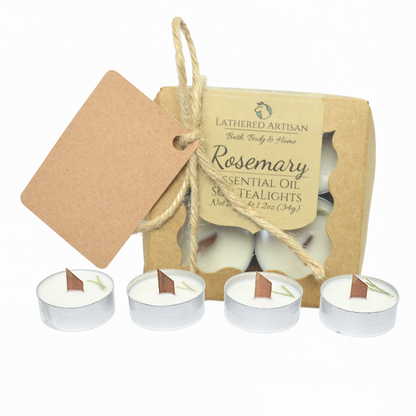 Rosemary | Essential Oil | Tealight Aluminum Cup Candles