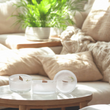 Rosemary | Essential Oil | Glass Cup Tealight Candles