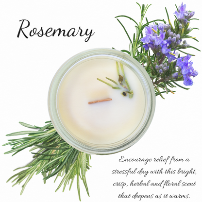 Rosemary | Essential Oil | 3 oz Jar Candle